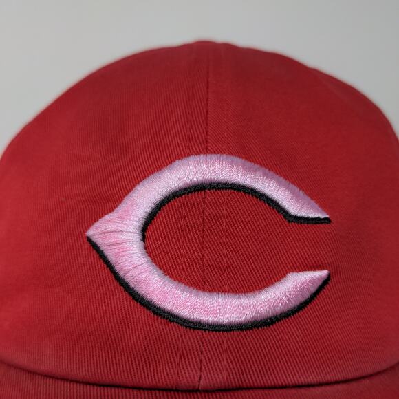 Nike Team MLB Cincinnati Reds Slideback Hat Embroidered Logo Swoosh SEE DESC - Picture 4 of 13